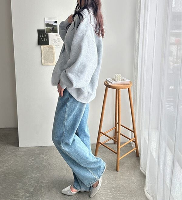 GeeRA（ジーラ）の「前後２ＷＡＹ裏起毛スウェットカーデ（その他カーディガン）」｜詳細画像