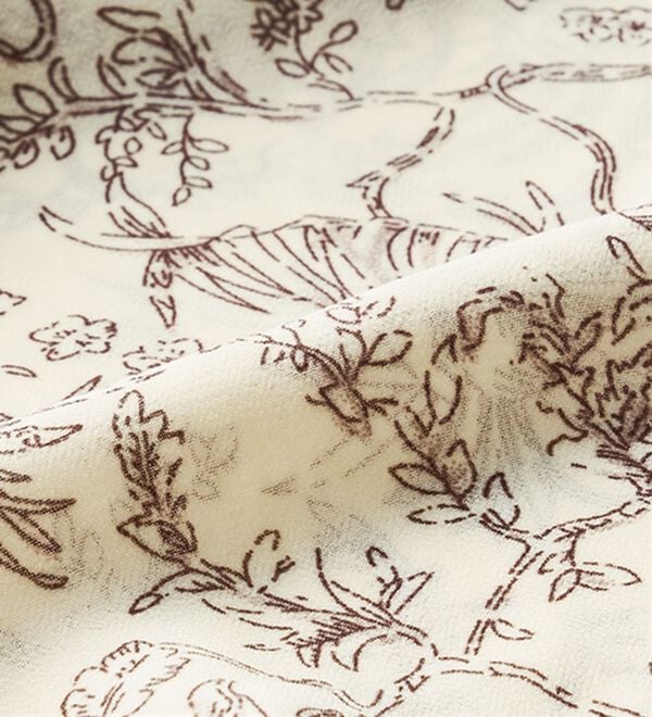 BELLUNA（ベルーナ）の「バックリボン使いプリント切替チュニック（その他ワンピース）」｜詳細画像