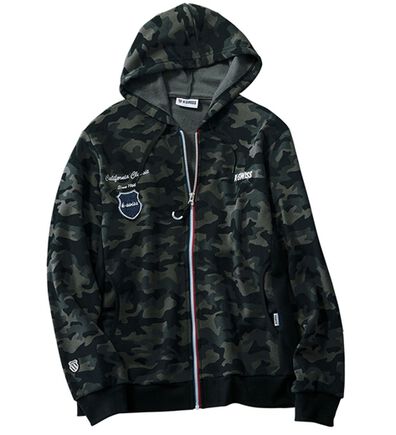 「＜ケー・スイス＞差がつく着こなし！裏起毛リラックスパーカー（メンズパーカー）」