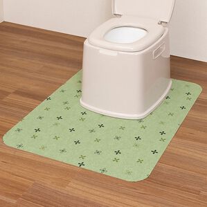 「ポータブルトイレ用マット（トイレマット）」｜グリーン