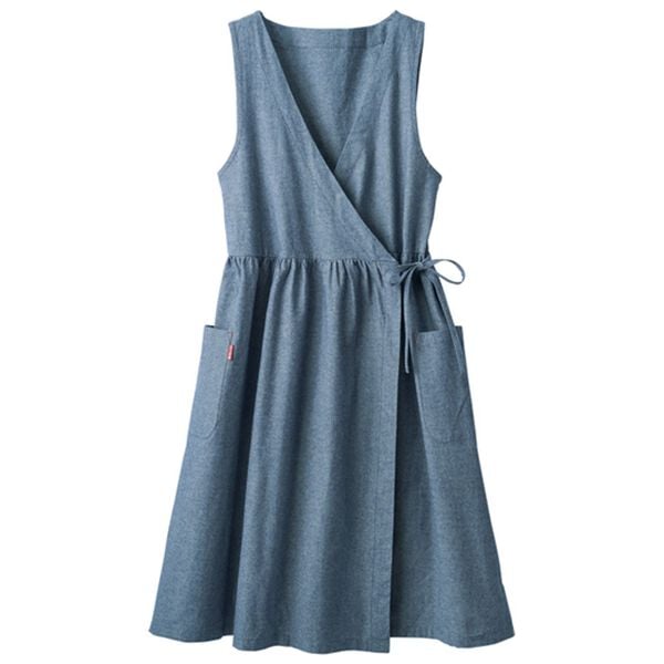 LAVIENNE（ラヴィエンヌ）の「【３着組】そのままお出かけ！エプロンワンピース（エプロン）」｜詳細画像