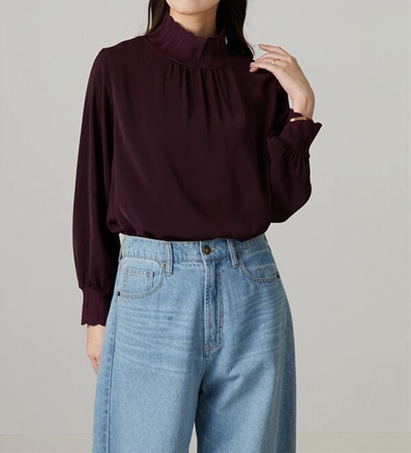 BELLUNA（ベルーナ）の「リブニット使いチュニック（チュニック）」｜詳細画像