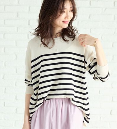 BELLUNA（ベルーナ）の「ゆったりニットプルオーバー（ニット・セーター）」