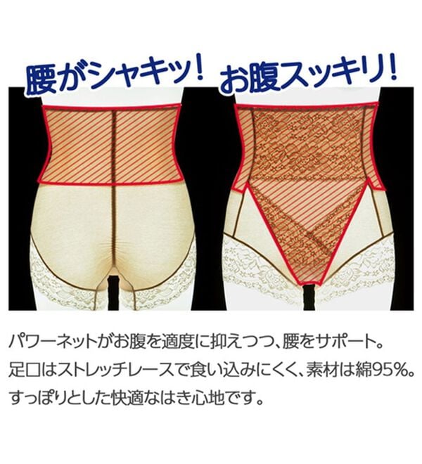 LAVIENNE（ラヴィエンヌ）の「５０代からの快適ショーツガードル（ショーツ）」｜詳細画像