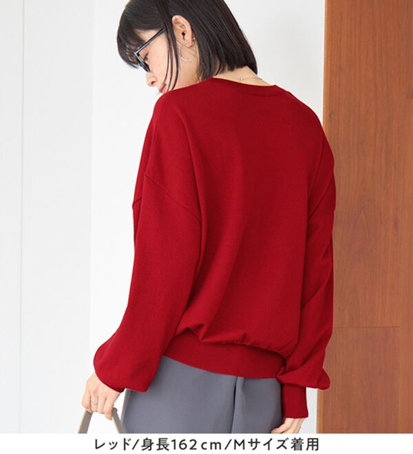 Viola e Viola（ヴィオラ エ ヴィオラ）の「【洗えるニット】着回し力抜群！秋から着られるシンプルニットトップス（ニット・セーター）」｜詳細画像