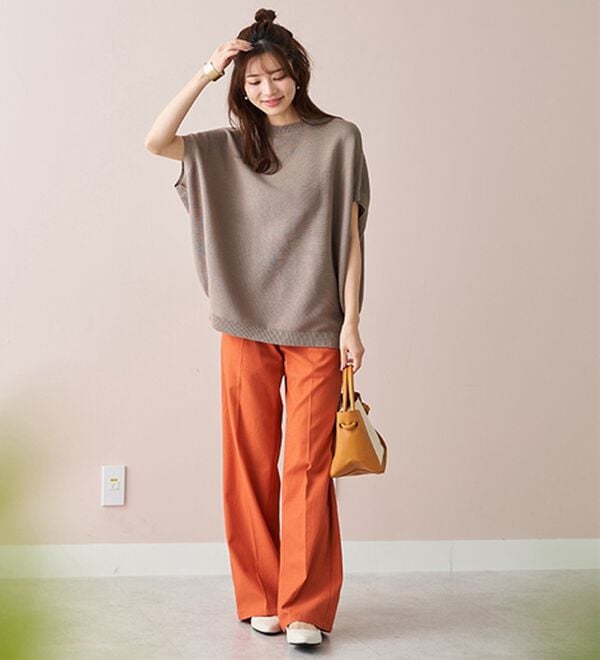 BELLUNA（ベルーナ）の「華奢見せ！ドルマンニットプルオーバー（ニット・セーター）」｜詳細画像