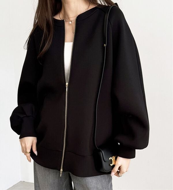 GeeRA（ジーラ）の「前後２ＷＡＹダブルジップスウェット（カットソー）」｜詳細画像