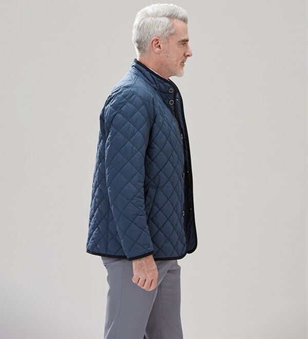 「＜ゴールデンベア＞ウォッシャブルキルティングジャケット（メンズジャケット）」｜詳細画像