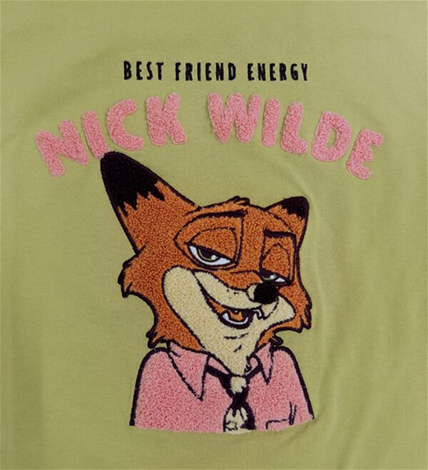 「＜Ｄｉｓｎｅｙ＞【ズートピア・ニック】サガラ刺しゅうＴシャツ（Tシャツ）」｜詳細画像