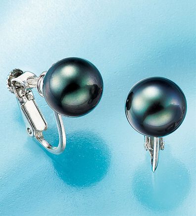 BELLUNA（ベルーナ）の「南洋黒真珠イヤリング（イヤリング・ピアス）」