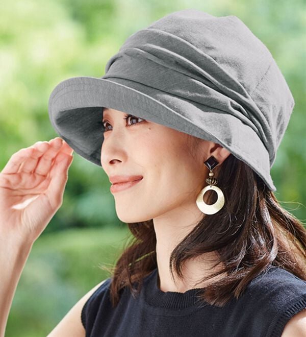 「小顔魅せＵＶキャスケット帽子（帽子）」｜詳細画像