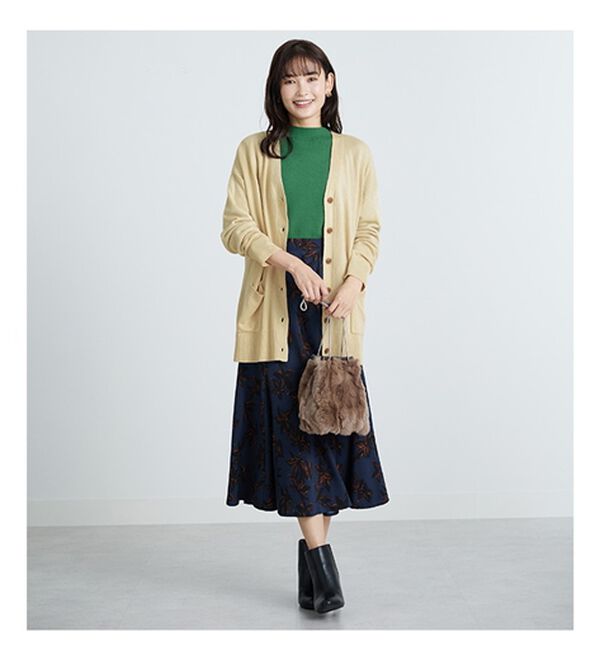 BELLUNA（ベルーナ）の「ふんわりカシミヤタッチニットカーディガン（ニットカーディガン）」｜詳細画像