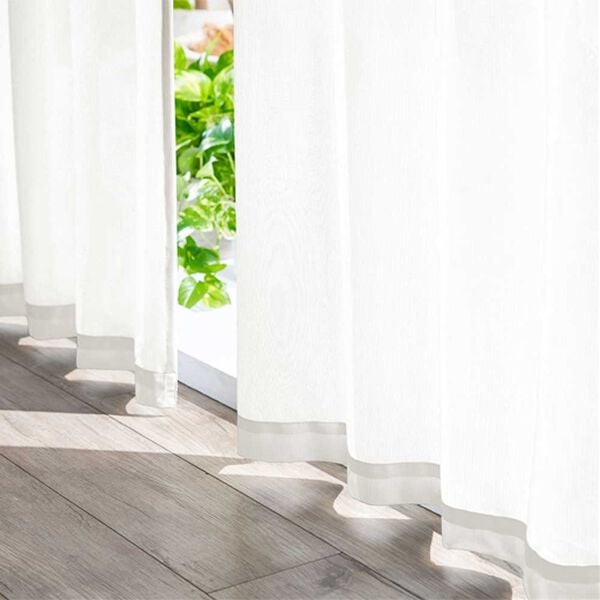 iellio（イエリオ）の「断熱保温ＵＶカット採光レースカーテン２枚組＜夜も見えにくい・透けにくい・ミラーレース・省エネ節電＞（レースカーテン）」｜詳細画像