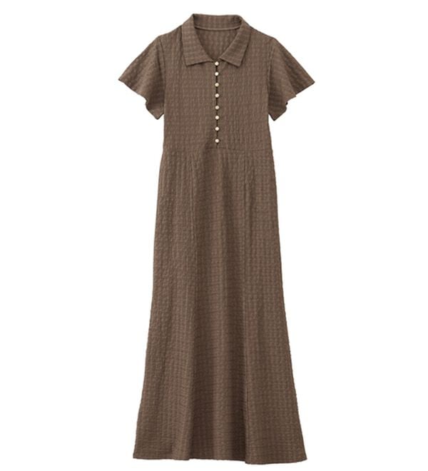 RANAN（ラナン）の「フレアスリーブマーメードポロワンピ（その他ワンピース）」｜詳細画像