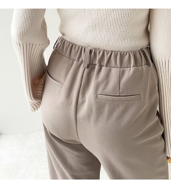 GeeRA（ジーラ）の「楽ちん！ストレッチスリットスラックスパンツ（フルレングスパンツ）」｜詳細画像