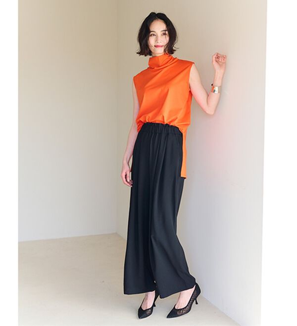 RANAN（ラナン）の「スリーブレスハイネックプルオーバー（カットソー）」｜詳細画像