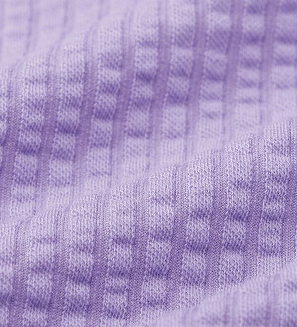 LAVIENNE（ラヴィエンヌ）の「＜遠赤外線ウェア＞ゆるスイミーサッカーワンピース（パジャマ・ルームウェア）」｜詳細画像