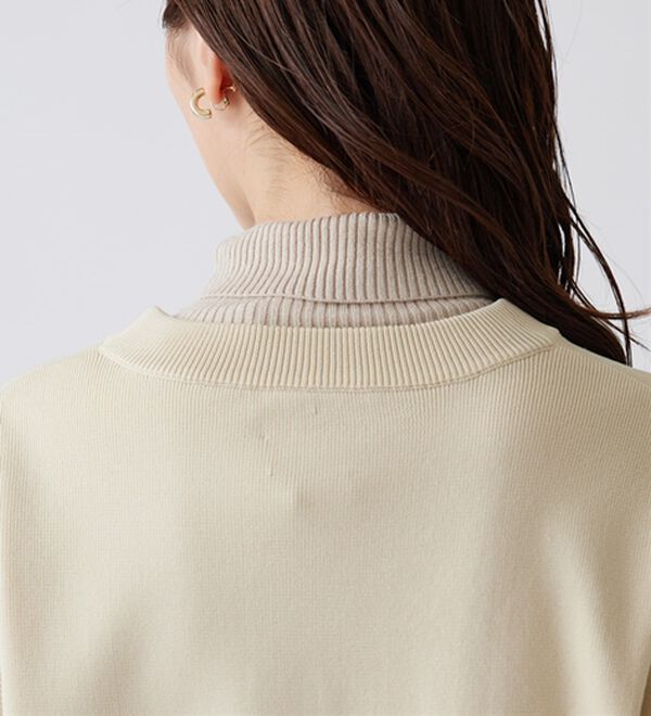 BELLUNA（ベルーナ）の「《快適Ｌａｂ．》洗える！軽い！配色使いニットカーディガン（ニットカーディガン）」｜詳細画像