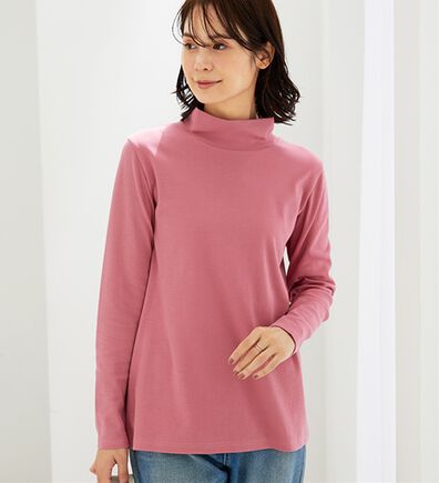 BELLUNA（ベルーナ）の「吸湿発熱ハイネックプルオーバー（カットソー）」