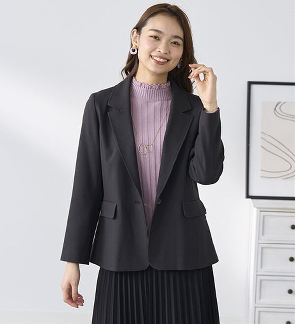 BELLUNA（ベルーナ）の「＜楽スタフィット＞シリーズ（ジャケット・パンツ・ベスト）（フルレングスパンツ）」｜詳細画像