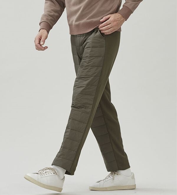 「＜コムルヴァン・オム＞すっきり暖かダウンパンツ（メンズフルレングスパンツ）」｜詳細画像