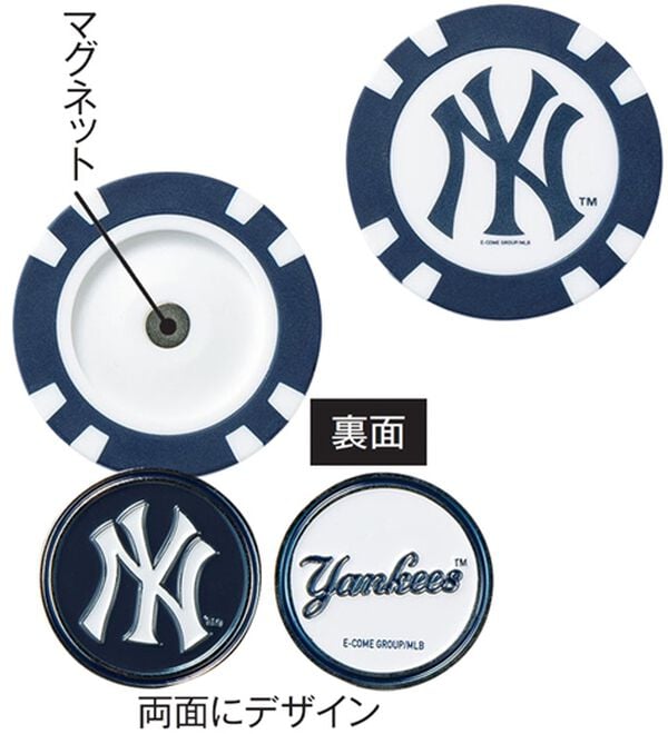 「ＭＬＢマグネットゴルフマーカー（メンズゴルフグッズ）」｜詳細画像
