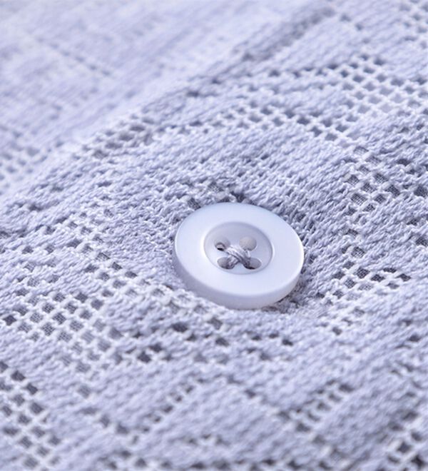 RANAN（ラナン）の「オープンカラーメッシュレースシャツ（シャツ）」｜詳細画像