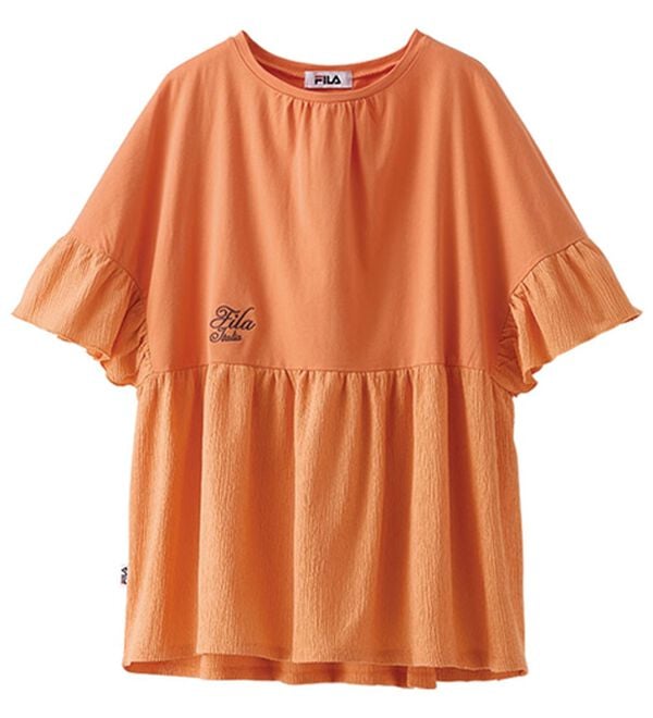 BELLUNA（ベルーナ）の「＜ＦＩＬＡ＞汗ジミ対策異素材切替デザインＴシャツ（カットソー）」｜詳細画像