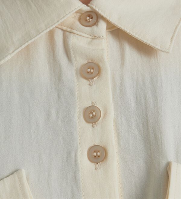 BELLUNA（ベルーナ）の「【低身長さん向け】ポケットデザインゆったりシャツ（シャツ）」｜詳細画像