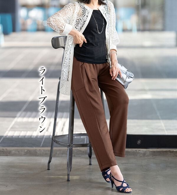 ルフラン（ルフラン）の「【Ｅａｓｙｆｉｔ】クールなバレルパンツ（その他パンツ）」｜詳細画像