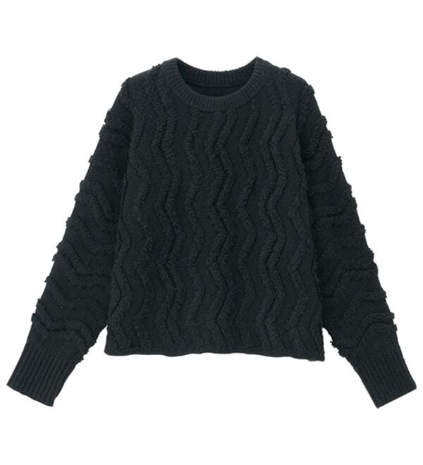 RANAN（ラナン）の「ショート丈ループニットプルオーバー（ニット・セーター）」｜詳細画像