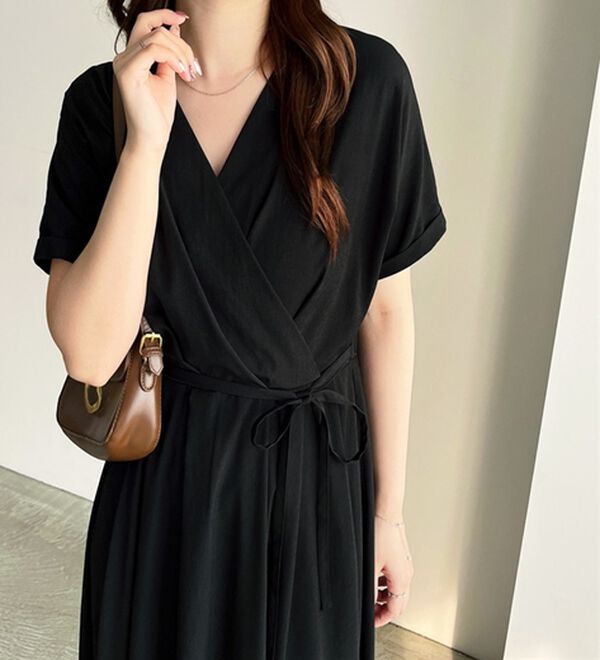 GeeRA（ジーラ）の「カシュクールフレアーワンピース（その他ワンピース）」｜詳細画像