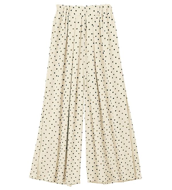 RANAN（ラナン）の「ひんやり！サイドスリットシフォンパンツ（フルレングスパンツ）」｜詳細画像