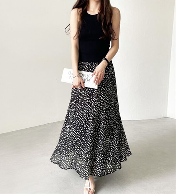 GeeRA（ジーラ）の「切替フレアーロングスカート（ロングスカート）」｜詳細画像