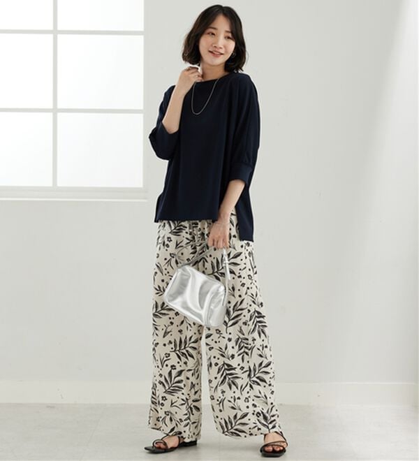 BELLUNA（ベルーナ）の「リブ切替ドルマンデザインプルオーバー（カットソー）」｜詳細画像