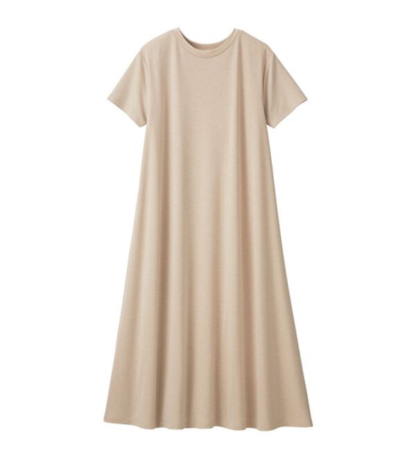 GeeRA（ジーラ）の「【接触冷感】フレアーシルエットロングワンピース（ロングワンピース）」｜詳細画像