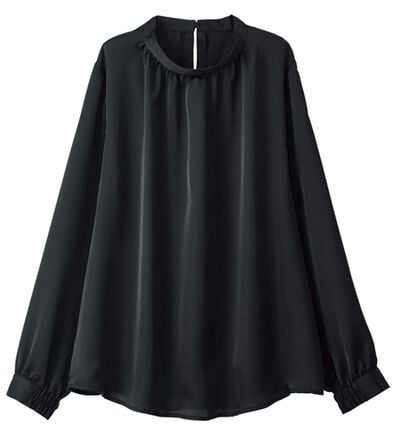 BELLUNA（ベルーナ）の「大人の艶感ヴィンテージサテン素材ブラウス（ブラウス）」