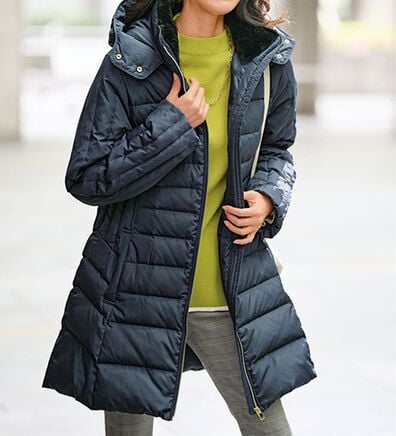 BELLUNA（ベルーナ）の「細見え！フレンチダウン使いロング丈コート（ロングコート）」