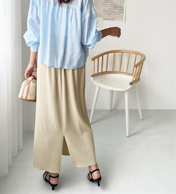 GeeRA（ジーラ）の「セルフカット美脚魅せタイトスカート（ロングスカート）」｜詳細画像