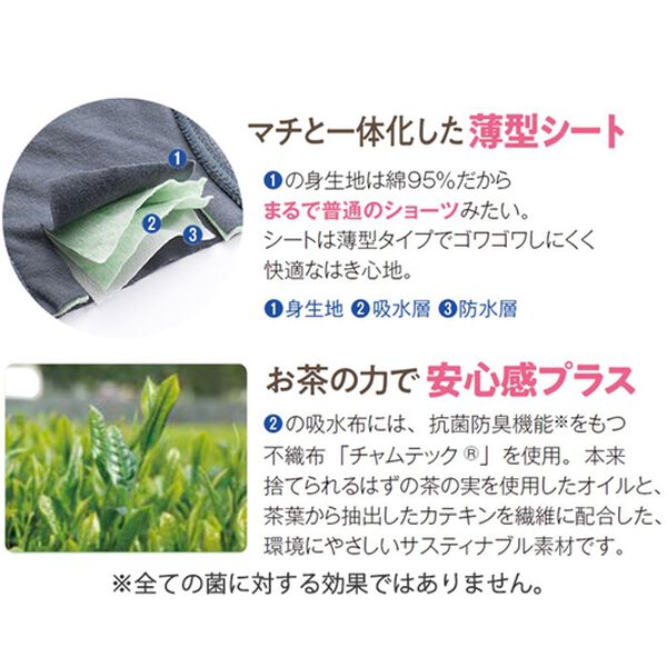 LAVIENNE（ラヴィエンヌ）の「安心オーガニックコットンショーツ（安心ショーツ）」｜詳細画像