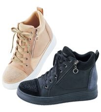 BELLUNA（ベルーナ）の「美脚魅せインヒールキラキラスニーカー（スニーカー）」