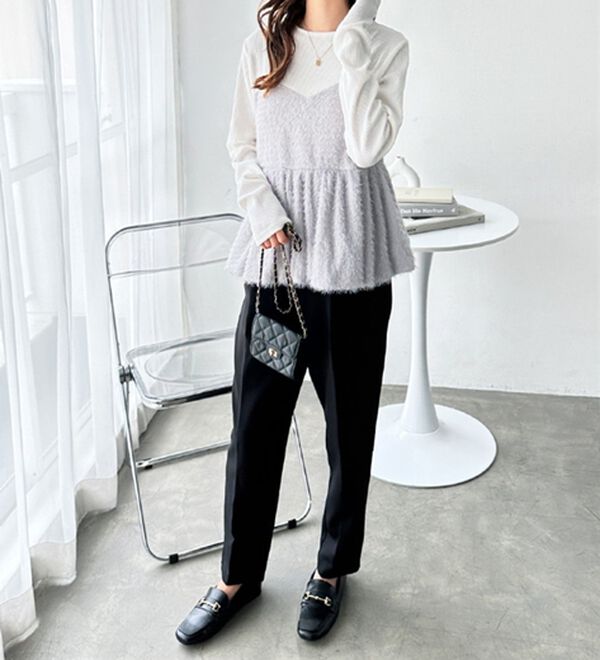 ドッキングペプラムトップス - ベルーナ【公式】