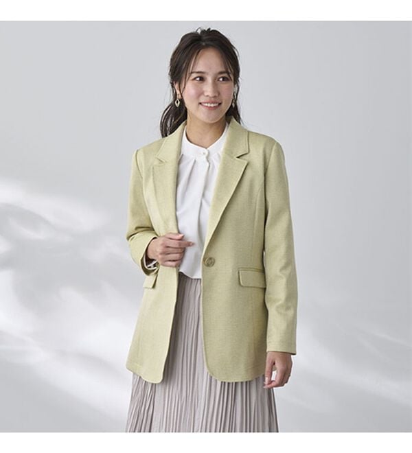 BELLUNA（ベルーナ）の「＜楽スタフィット＞テーラードジャケット（テーラードジャケット）」｜詳細画像