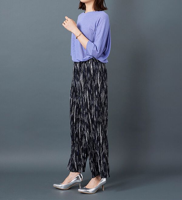 BELLUNA（ベルーナ）の「ラメ調ドルマンプルオーバー（カットソー）」｜詳細画像