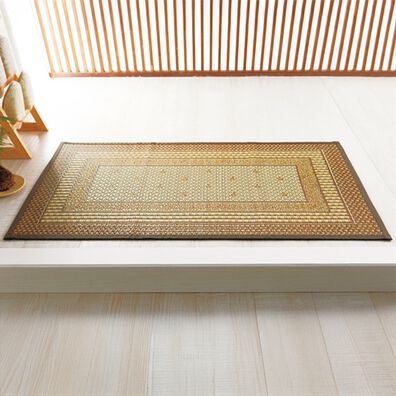 「純国産い草玄関マット（い草ラグ）」