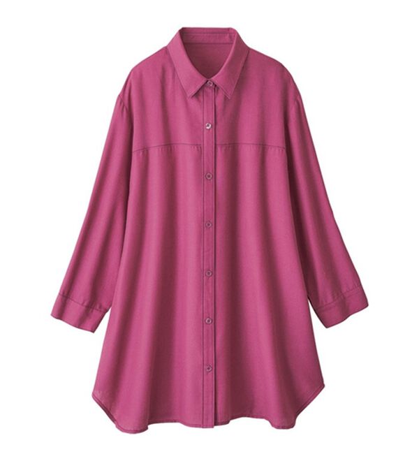 ルフラン（ルフラン）の「ステッチ使いフレンチリネン混シャツ（シャツ）」｜詳細画像