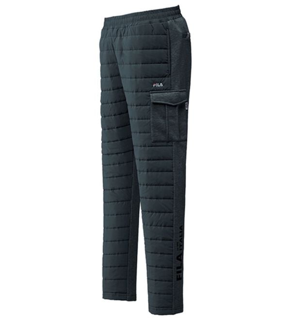 「＜フィラ＞ハイブリッドダウンカーゴパンツ（メンズカーゴパンツ）」｜グレー