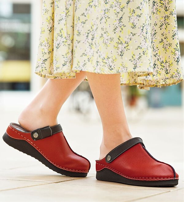 BELLUNA（ベルーナ）の「やわらかレザー調２ＷＡＹミュール（サンダル・ミュール）」｜詳細画像