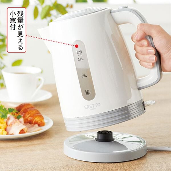 「電気ケトル１．７Ｌ（キッチン家電・調理家電）」｜詳細画像