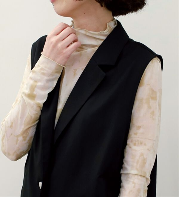 BELLUNA（ベルーナ）の「ドロスト使いテーラードジレ（ベスト）」｜詳細画像